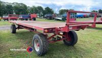 Triffitt 4 wheel bale trailer, nearly new Michelin tyres all round - 3