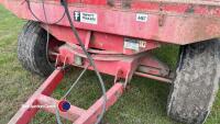 Triffitt 4 wheel bale trailer, nearly new Michelin tyres all round - 5