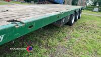 Bailey 33ft tri-axle low loader, 27,000 Gvw, 2021, hydrualic double flap ramps, air and hydraulic brakes - 6