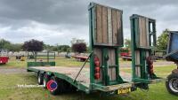 Bailey 33ft tri-axle low loader, 27,000 Gvw, 2021, hydrualic double flap ramps, air and hydraulic brakes - 9