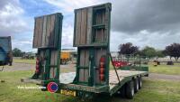 Bailey 33ft tri-axle low loader, 27,000 Gvw, 2021, hydrualic double flap ramps, air and hydraulic brakes - 10