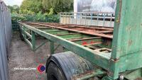 36ft tandem axle artic trailer with dolly and twist locks - 4