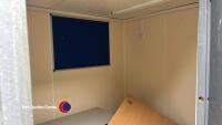 20ft x 8ft 50/50 split container and office unit (E59209) - 3