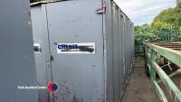 20ft x 8ft 50/50 split container and office unit (E45519) - 4