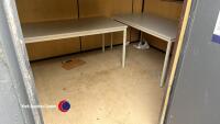 20ft x 8ft 50/50 split container and office unit (E45519) - 7