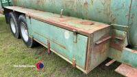 Triffitt twin axle water bowser fitted with Honda pump and side lockers - 4