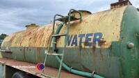 Triffitt twin axle water bowser fitted with Honda pump and side lockers - 6