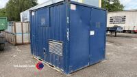 Metal container, key in office - 2