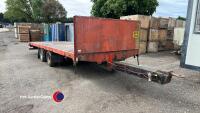 20ft drawbar trailer