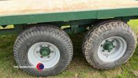10T tandem axle plant trailer, beavertail and ramps - 3