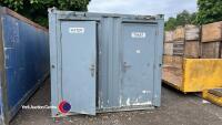 20ft container including office, toilet, store, generator - 2