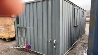 20ft container including office, toilet, store, generator - 6