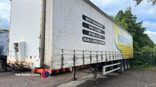45ft tri-axle curtainsider trailer