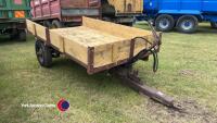 Massey Ferguson industrial trailer, originally on Bradford council, new floor, tips well no leaks and all original brake components still present - 2