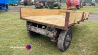 Massey Ferguson industrial trailer, originally on Bradford council, new floor, tips well no leaks and all original brake components still present - 3