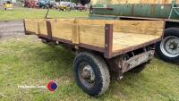 Massey Ferguson industrial trailer, originally on Bradford council, new floor, tips well no leaks and all original brake components still present - 4