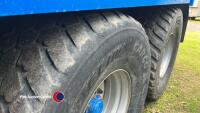 Stewart GX 18-23S 18T grain/silage trailer, nearly new Michelin tyres 560/60R22.5, rear drawbar, load sensing air brakes with ABS, hydraulic brakes, hydraulic rear door with grain chute, silage sides. 2016 - 6