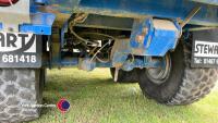 Stewart GX 18-23S 18T grain/silage trailer, nearly new Michelin tyres 560/60R22.5, rear drawbar, load sensing air brakes with ABS, hydraulic brakes, hydraulic rear door with grain chute, silage sides. 2016 - 10