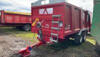 2019 Marshall QM1200 12T trailer, roll over sheet, sprung drawbar, air/hydraulic brakes, grain use only, excellent condition - 2