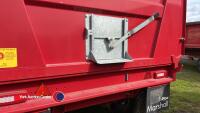 2019 Marshall QM1200 12T trailer, roll over sheet, sprung drawbar, air/hydraulic brakes, grain use only, excellent condition - 4