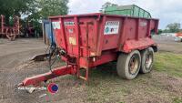 Redrock 12T twin axle dump trailer c/w air and hydraulic brakes - 2