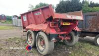 Redrock 12T twin axle dump trailer c/w air and hydraulic brakes - 3