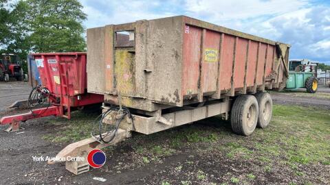 1994 Easterby 12T mono trailer, hydraulic back door