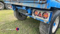 2011 Stewart GX11-15S 11T tandem axle tipping trailer with removable sides, making 16ft 6 ins flatbed trailer. LED lights, super singles - 6