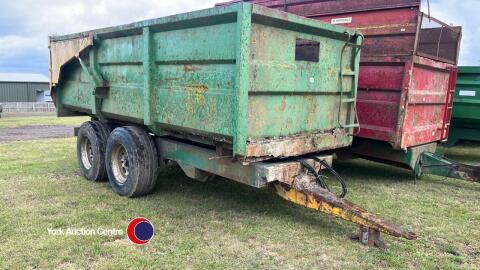 Green 10T muck trailer