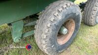 2007 Weeks twin axle 10T tractor tipping trailer c/w hydraulic door and grain chute - 5