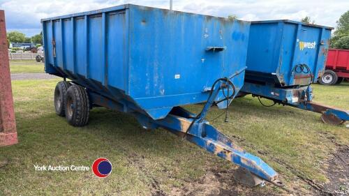 10T tipping trailer c/w barn doors