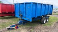 8T twin axle tipping trailer - 2