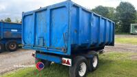 8T twin axle tipping trailer - 4