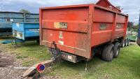 Griffiths 8T tipping trailer c/w silage sides