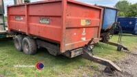 Griffiths 8T tipping trailer c/w silage sides - 2