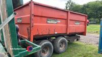 Griffiths 8T tipping trailer c/w silage sides - 3
