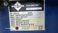 Ken Wootton 12T grain trailer, sprung drawbar and axles - 8