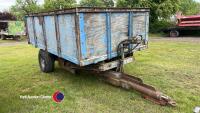 Single-axle high tip wooden tipping trailer - 2