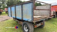 Single-axle high tip wooden tipping trailer - 4