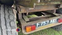 Single-axle high tip wooden tipping trailer - 7