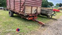 Tipping trailer with silage sides - 3