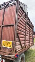 Tipping trailer with silage sides - 5