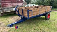 3T tipping trailer with new floor and sides - 2