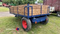 3T tipping trailer with new floor and sides - 3