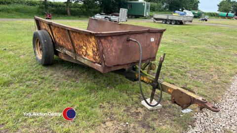 2T compact tipping trailer