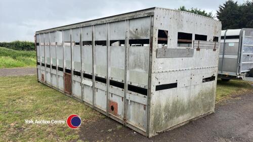 25ft livestock cattle container