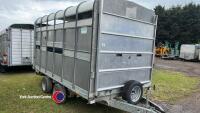 Ifor Williams DP120 12ft twin axle livestock trailer c/w large dividing gate - 2