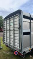 Ifor Williams DP120 12ft twin axle livestock trailer c/w large dividing gate - 4