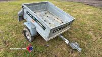 Small car tipping trailer