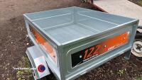New medium sized car trailer, 970mm wide, 1240mm long - 4